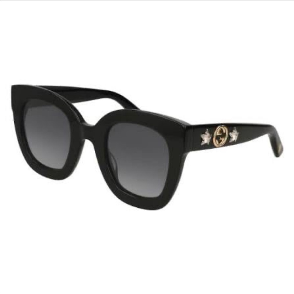 Gucci Black Cat-Eye Sunglasses